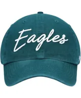 Youth '47 Midnight Green Philadelphia Eagles Logo Clean Up Adjustable Hat