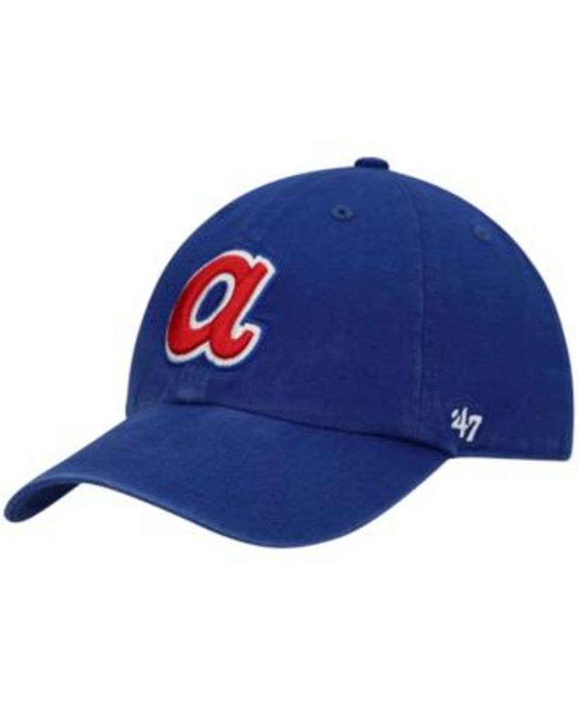 47 Atlanta Braves Cooperstown Adjustable Trucker Hat Blue/White