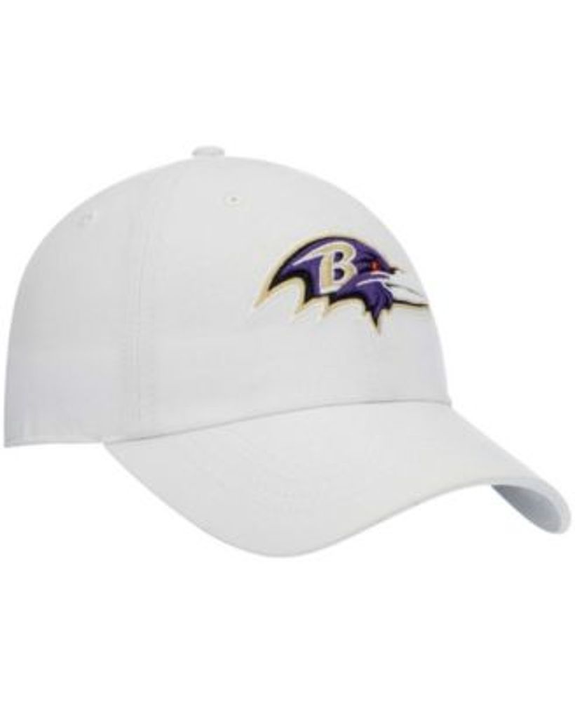 Women's '47 Purple Baltimore Ravens Confetti Clean Up Head Logo Adjustable  Hat