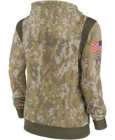 Men's Nike Camo Cleveland Browns 2021 Salute To Service Therma Performance  Pullover Hoodie