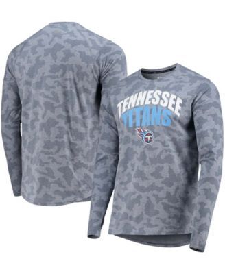 Men's New Era Navy Tennessee Titans State Long Sleeve T-Shirt