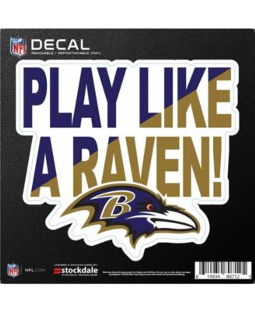 Baltimore Ravens and Orioles 2Pack 4 x 4 Logo Decal