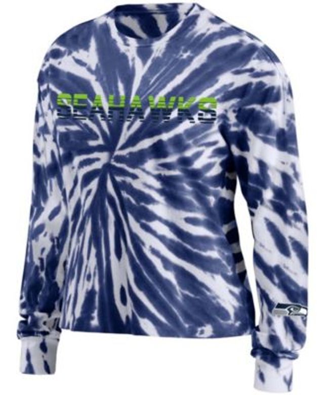 Women's WEAR by Erin Andrews Royal Seattle Seahawks Tie-Dye