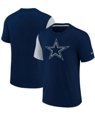 Girls Youth New Era Navy Dallas Cowboys Flip Sequin V-Neck T-Shirt