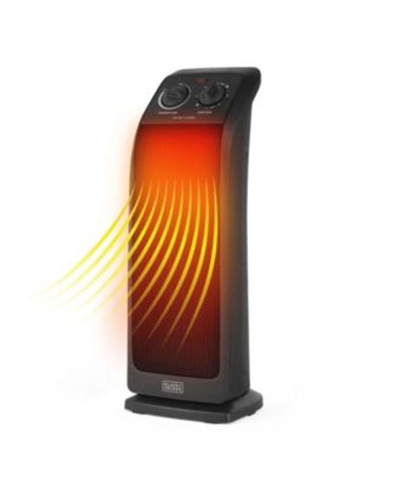 Black+decker Infrared Quartz Tower Heater Black