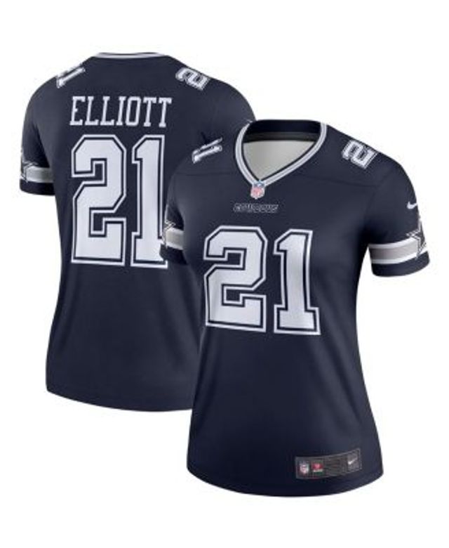 Nike Women's Ezekiel Elliott Gray Dallas Cowboys Inverted Legend Jersey -  Macy's