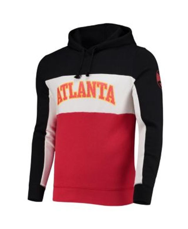 Men's New Era Black Atlanta Hawks 2022/23 City Edition Elite Pack Pullover Hoodie Size: Medium