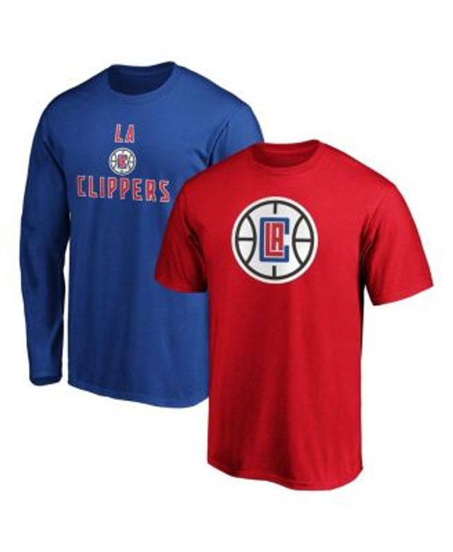 Men's LA Clippers Nike White Courtside Performance Block T-Shirt