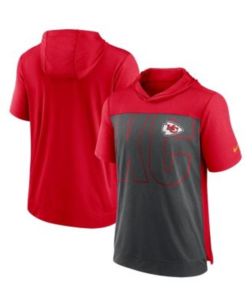 Nike Men's Heathered Charcoal, Red Kansas City Chiefs Performance