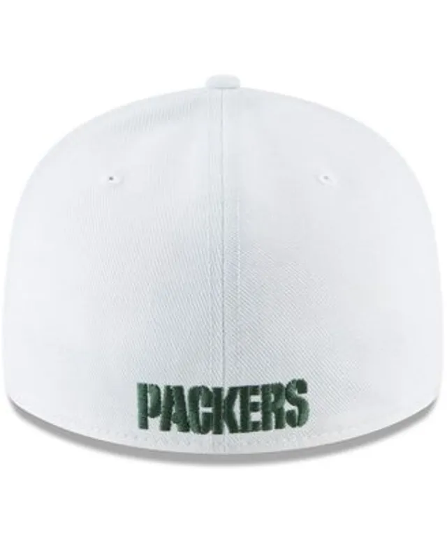 Green Bay Packers New Era Omaha Throwback 59FIFTY Fitted Hat - Navy