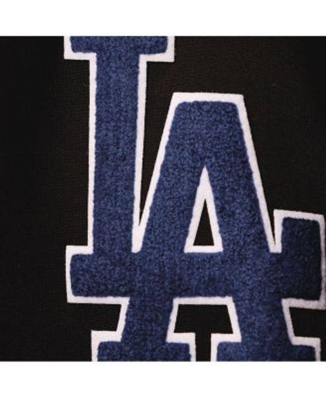 Men's Los Angeles Dodgers Nike Pitch Black Wordmark Club Fleece Pullover  Hoodie