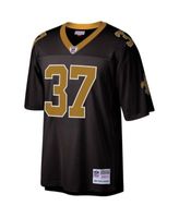 Men's Mitchell & Ness Steve Gleason Black New Orleans Saints Retired Player  Legacy Replica Jersey