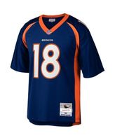 Men's Mitchell & Ness Peyton Manning Navy Denver Broncos Legacy Replica  Jersey