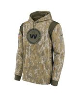 Washington Football Team Nike Youth 2021 Salute To Service Therma  Performance Pullover Hoodie - Olive