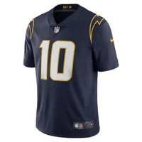 Justin Herbert Los Angeles Chargers Nike Women's Atmosphere Fashion Game  Jersey - Gray