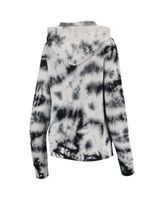 Women's New Era Black Pittsburgh Steelers Tie Dye Fleece Full-Zip