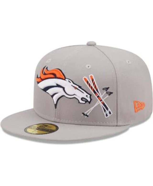 Men's New Era Orange Denver Broncos The Pastels 59FIFTY Fitted Hat