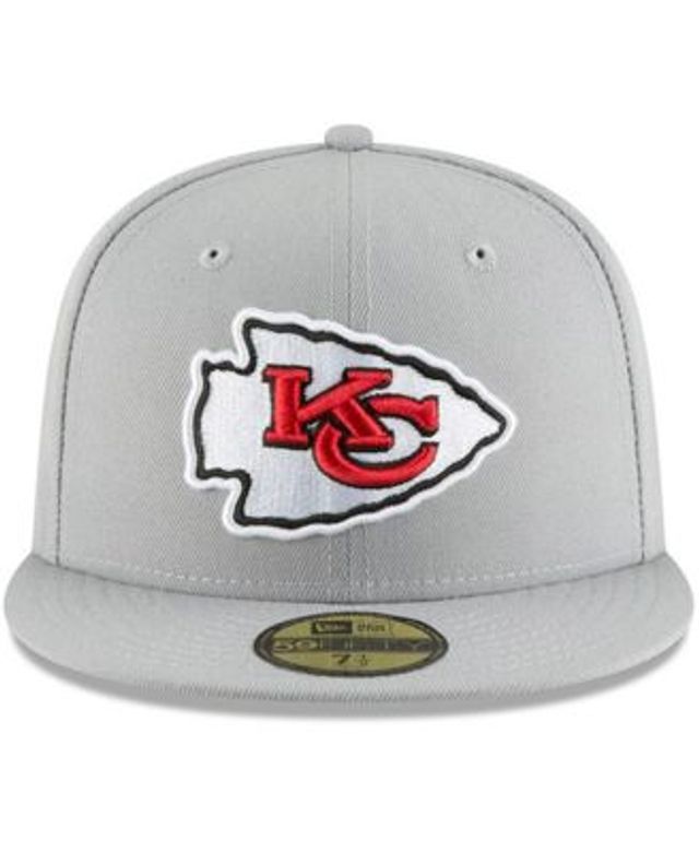 Men's Kansas City Chiefs New Era White Omaha 59FIFTY Fitted Hat