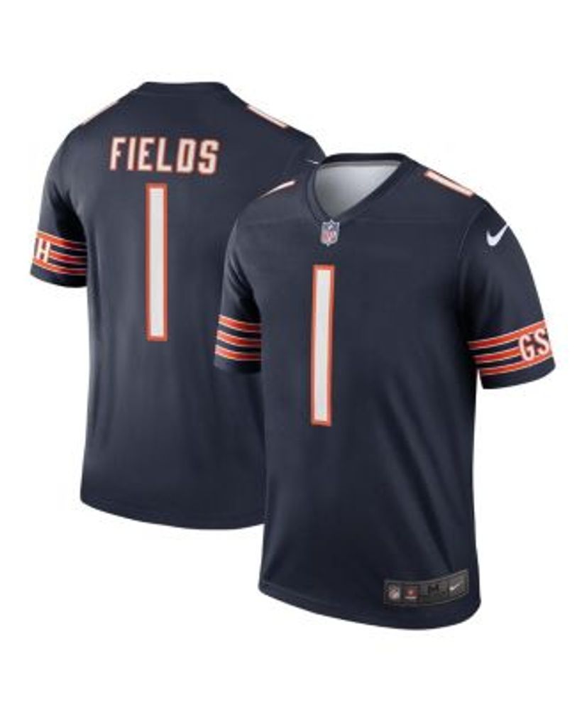 Nike Men's Chicago Bears Justin Fields #1 Alternate White Game Jersey