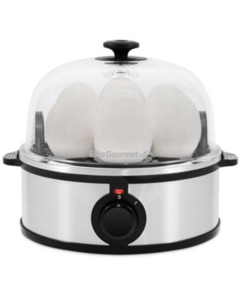 Egg Cooker, Black, 7-Egg Capacity