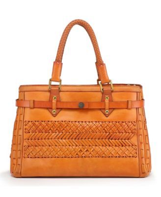Women's Genuine Leather Lantana Satchel Bag