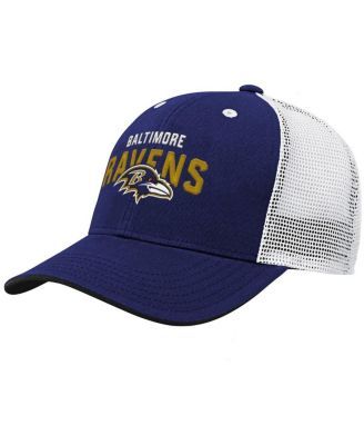 Baltimore Ravens Youth Jacquard Tassel Knit Hat with Pom - Purple