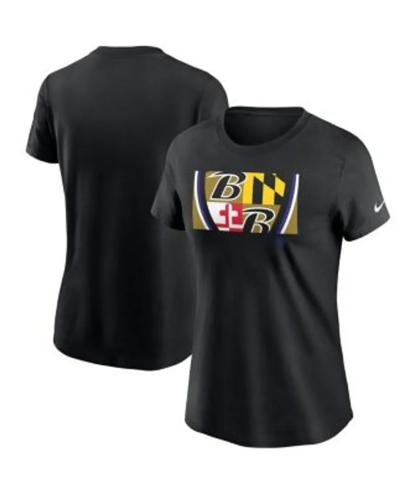 Women's Nike Black Baltimore Ravens Hometown Collection T-Shirt