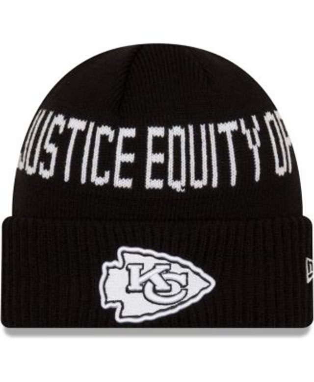 Seattle Seahawks New Era Team Social Justice Cuffed Knit Hat - Black