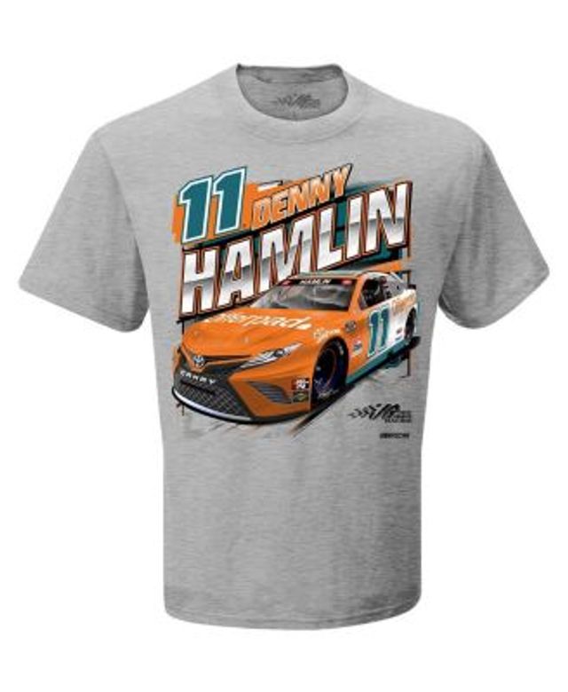 Lids Denny Hamlin Joe Gibbs Racing Team Collection 2023 #11 FedEx T-Shirt -  White