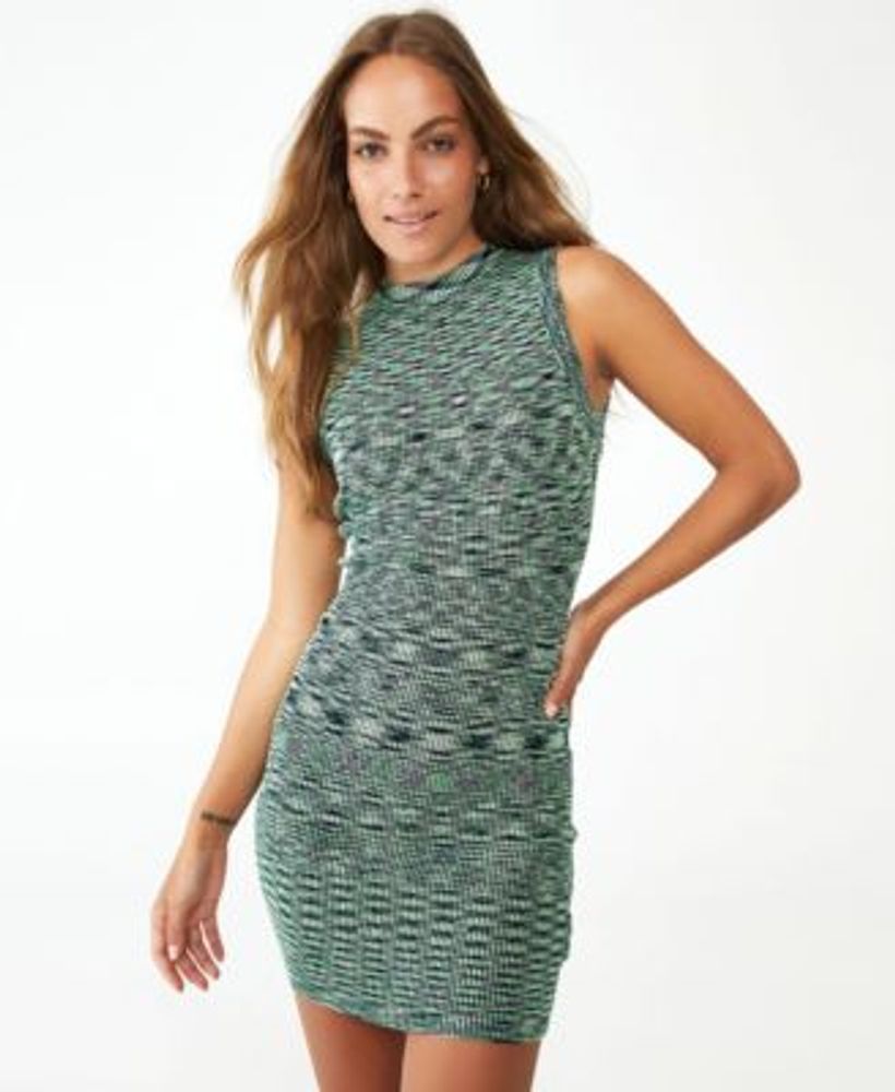 Women's Ada Sleeveless Space Dye Knit Mini Dress
