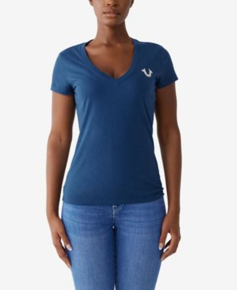 Women's Buddha Slim V-neck T-shirt