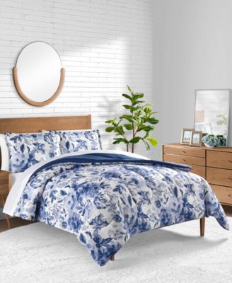 Blue Blossom Comforter Sets, Created For Macy's
