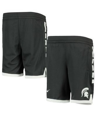 Youth Boys Anthracite Michigan State Spartans Elite Performance Shorts