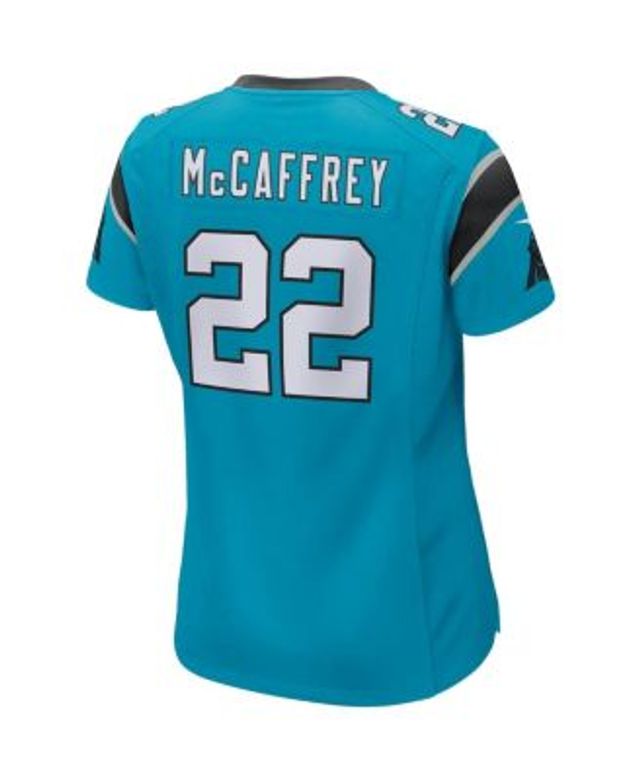 Youth Nike Christian McCaffrey Gray Carolina Panthers Atmosphere Game Jersey