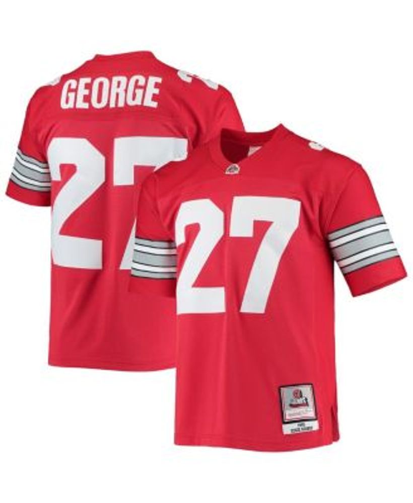 Eddie George Tennessee Titans Autographed Throwback Mitchell & Ness Replica  Jersey