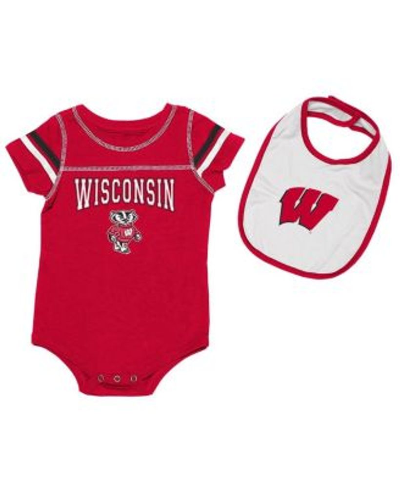 Cincinnati Reds Infant Biggest Little Fan 3-Pack Bodysuit Set -  Red/White/Heather Gray