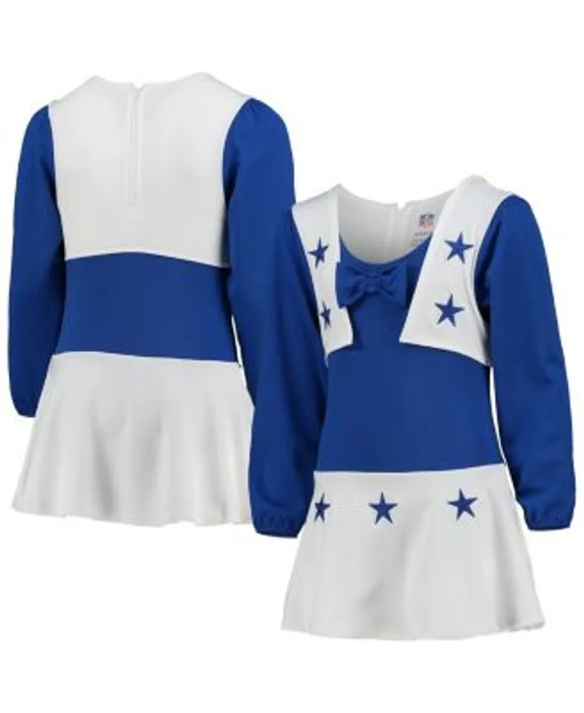 Cheerleader Costume Large / White/Blue