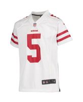 Nike Youth Boys Trey Lance White San Francisco 49ers Game Jersey