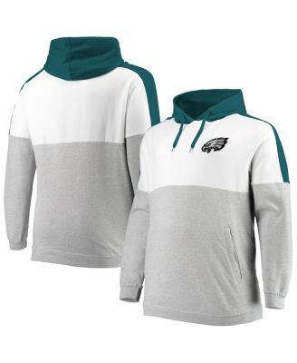 Philadelphia Eagles Starter Extreme Pullover Hoodie - Heather  Charcoal/Midnight Green