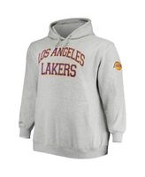 Magic Johnson Los Angeles Lakers Mitchell & Ness Big & Tall Name & Number  Short Sleeve Hoodie - Purple/Gold