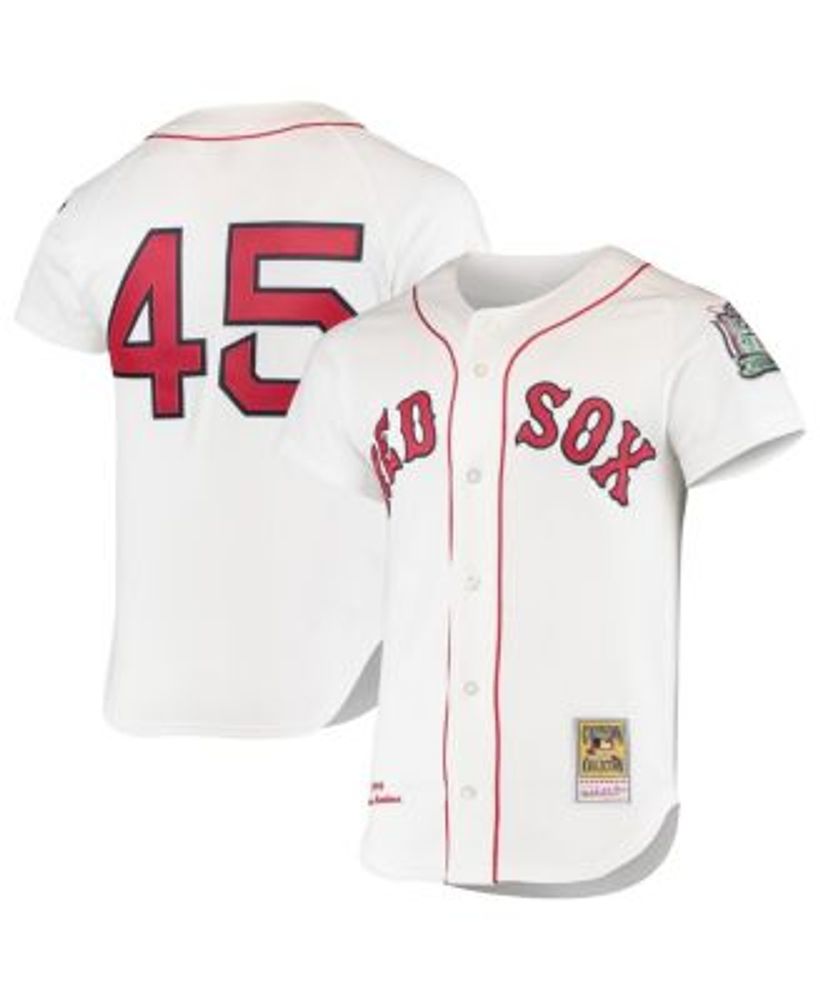 Mitchell & Ness Men's Pedro Martinez White Boston Red Sox 1999