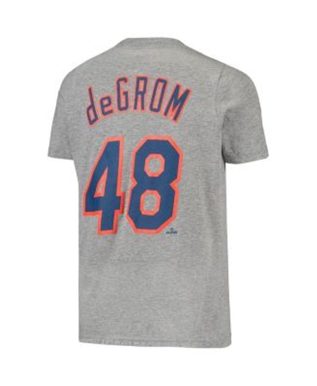 Men's Nike Jacob deGrom Royal New York Mets Name & Number T-Shirt