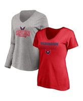 Men's Fanatics Branded Red/Heathered Gray Atlanta Falcons T-Shirt Combo Set