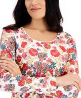 Women's Claudia Printed Top, Created for Macy's