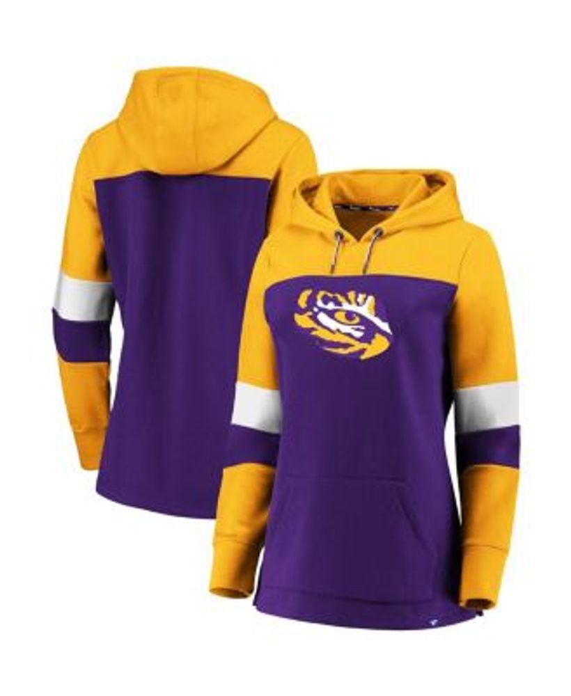 Starter Tigers Shutout Raglan Pullover Hoodie - Women's