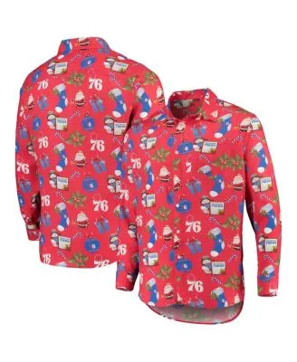 FOCO Men's Red Atlanta Falcons Thematic Button-Up Shirt - Red