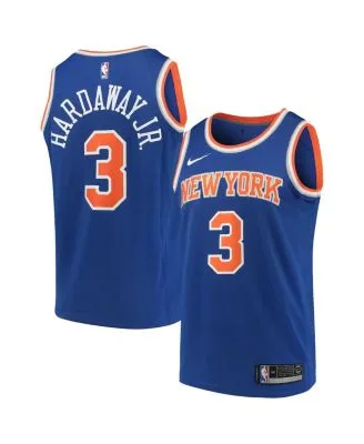 RJ Barrett New York Knicks Jordan Brand Youth 2020/21 Swingman Player Jersey  - Statement Edition - Blue