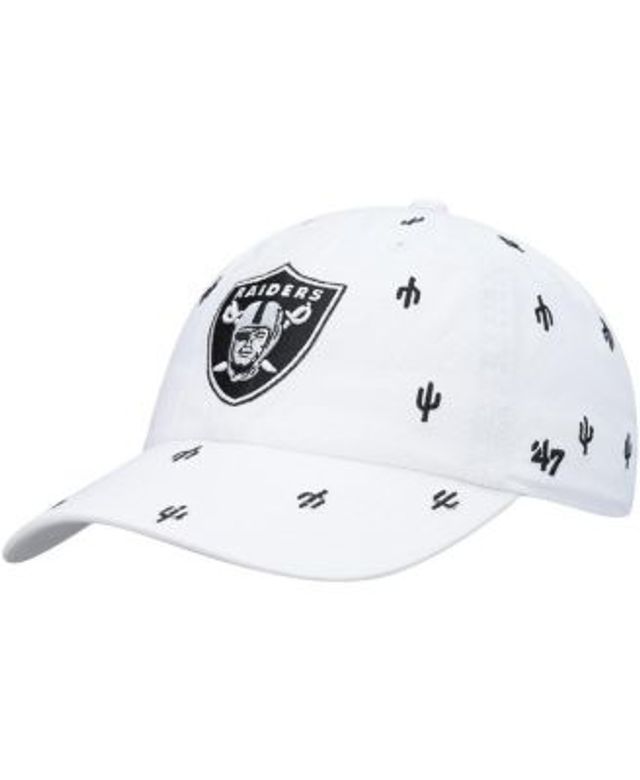 Women's '47 White Carolina Panthers Miata Clean Up Logo Adjustable Hat