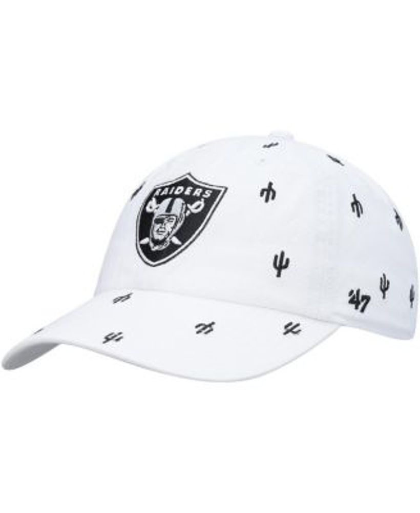 Women's '47 White Houston Texans Confetti Clean Up Adjustable Hat