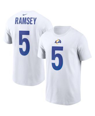 Men's Nike Jalen Ramsey Black Los Angeles Rams RFLCTV Limited Jersey